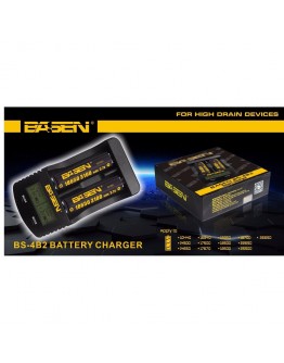 Basen BS-4B2 Li-ion 18650 Pil (Batarya) Şarj Cihazı