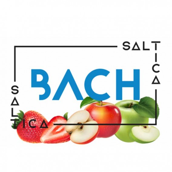 Saltica - Bach Salt Likit (Ekşi Elma, Kırmızı Elma, Çilek) (30ML)