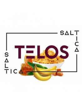 Saltica - Telos Salt Likit (Bal, Muz, Mısır Gevreği, Karamel) (30ML)
