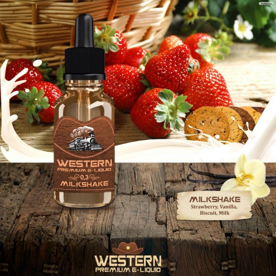 Western Premium - Milkshake Elektronik Sigara Likiti (30 ml)
