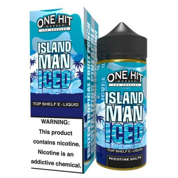 One Hit Wonder Island Man Iced Premium Salt Likit (30ml)