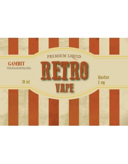RetroVape Premium Gambit Elektronik Sigara Likit